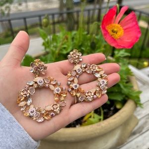 Floral J. Crew Earrings